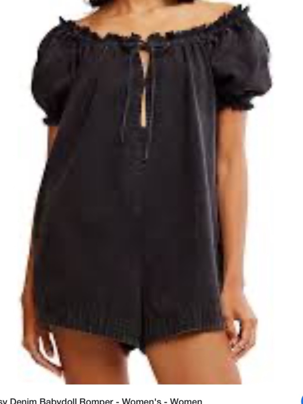 Romper denim free people daisy romper